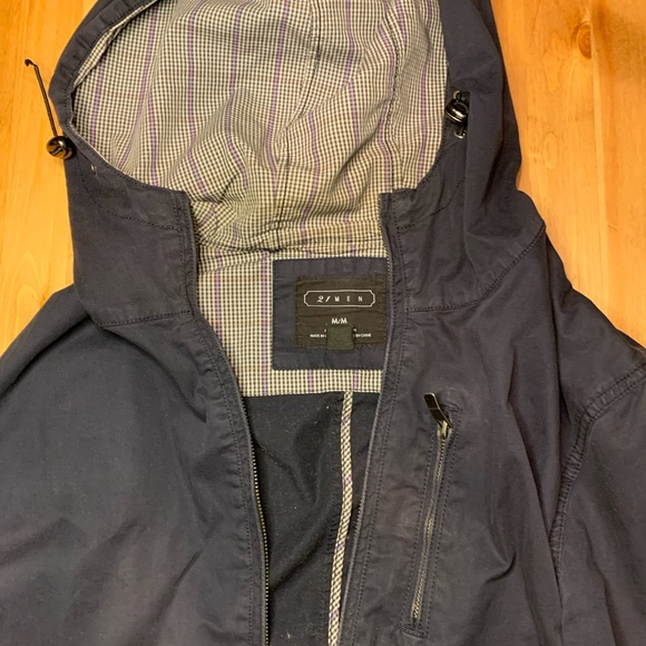 Forever21 Blue Mens Jacket, Size M - Picture 2 of 2